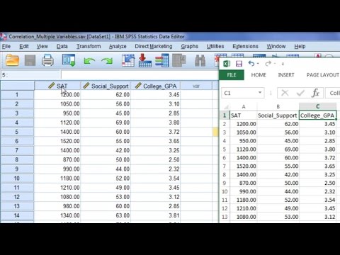 How to Export an SPSS Data File into Microsoft Excel