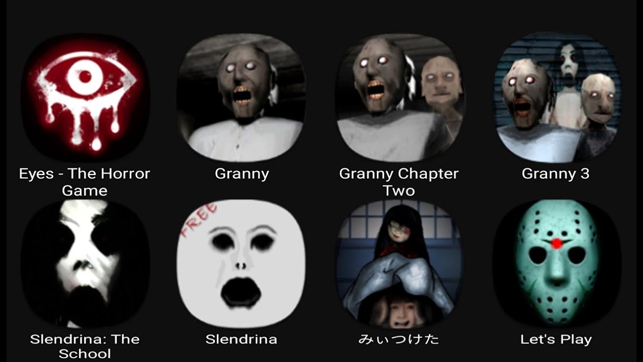 Eyes The Horror Game, Granny, Slendrina, Psicosis, Labirin Kuyang, Cold  Call, Granny, Granny 3 - BiliBili