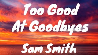 Too Good At Goodbyes- Sam Smith (Lyrics)