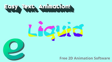 Make Liquid Text Animation in Enve 2D | Motion Graphics | Freeware Camp | Enve 2D | 2d Animation