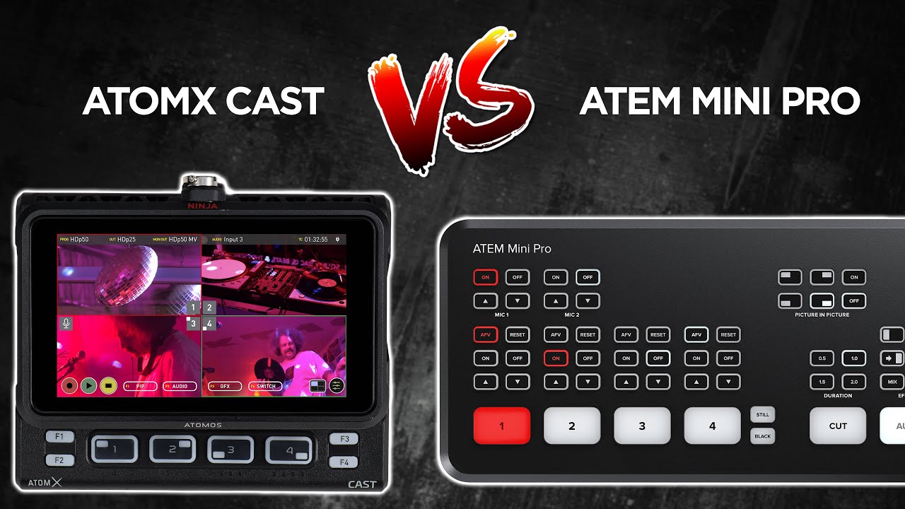 ATEM Mini Pro vs Atomos AtomX CAST - YouTube