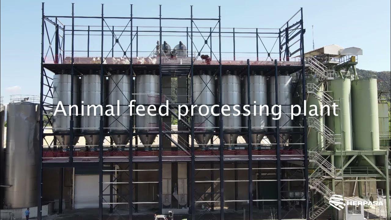 Animal feed processing plant YouTube
