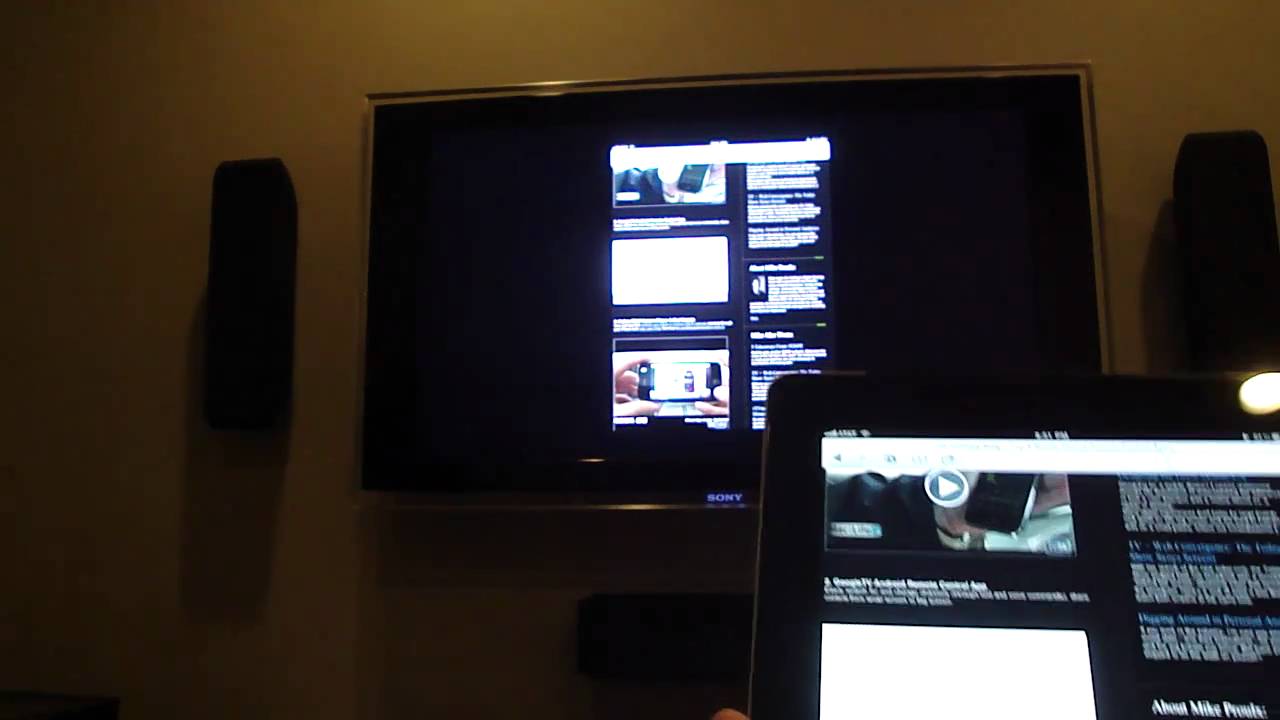 iPad 2 HDMI TV Connection Demo - YouTube