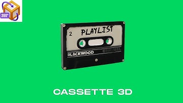 Cassette Tapes Reimagined in Stunning 3D Animation