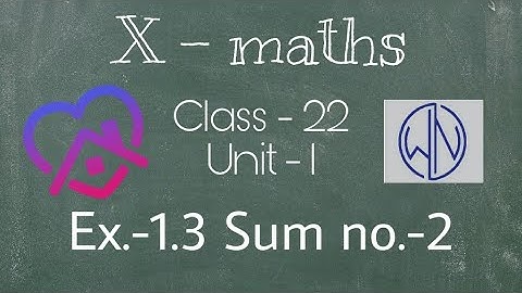 Class - 22 | 10th Maths | UNIT -1 | Relation & Function | Ex.-1.3 | Sum no.-2 - By Nivetha Bharathi