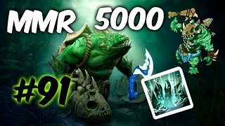 Рейтинговая Игра Дота 2 Как Поднять ММР на Tidehunter Тайд #91 +Обучалка гайд