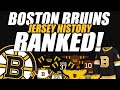 Boston Bruins Jersey History Ranked!
