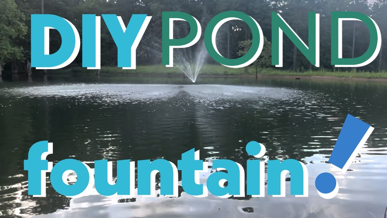 Неповторимый прудовой фонтан своими руками!!!