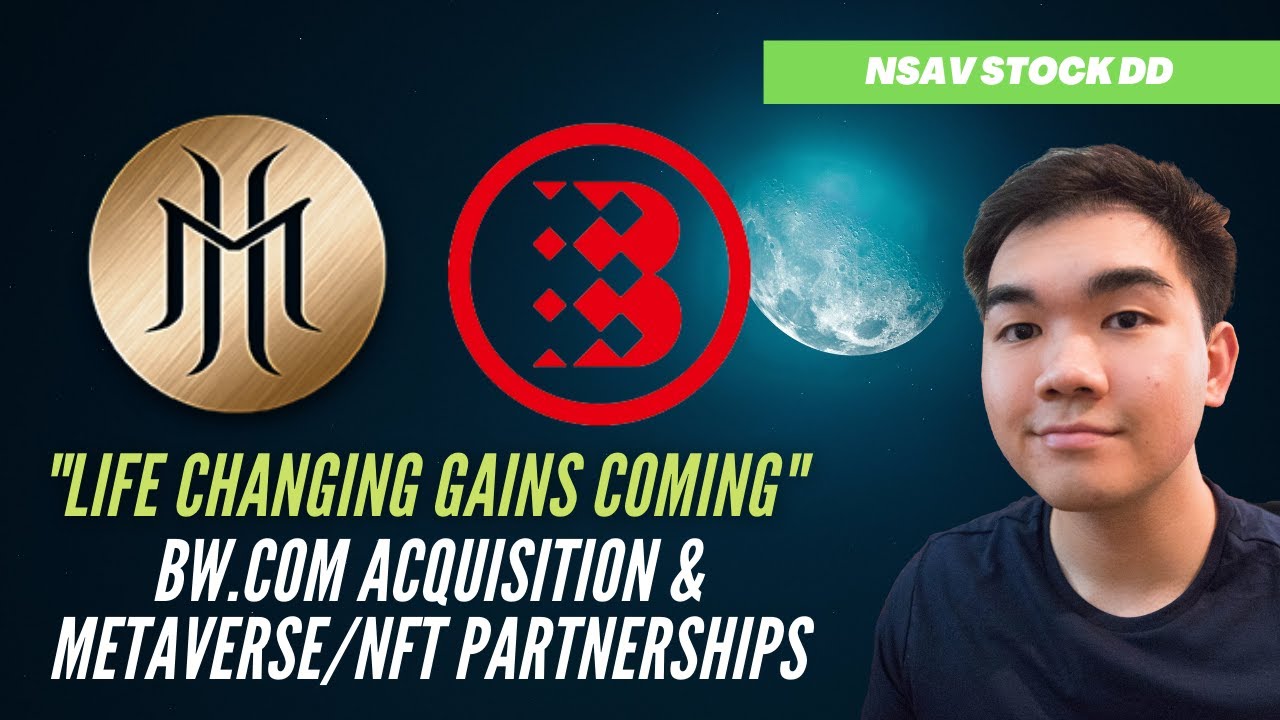 THIS $0.02 MetaVerse/NFT/Crypto Stock Will EXPLODE If These Deals Close | NSAV Stock DD