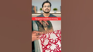 Sanganeri Hand Block Printing Process | Traditional Indian Textile Art | Making of Sanganeri Print