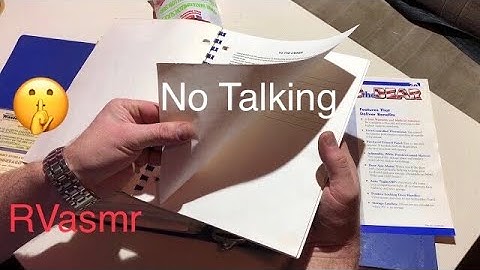 ASMR - Turning Pages in Vintage Owners Manual (No Talking)