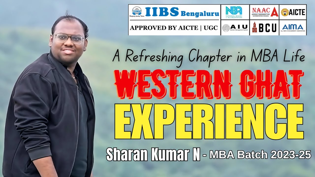 A Refreshing Chapter in MBA Life: Western Ghat Experience | Sharan Kumar N - MBA Batch 2023-25