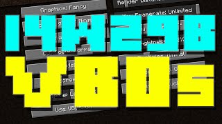 Minecraft 14w29b Vbos Fps Test Vertex Buffer Objects Youtube