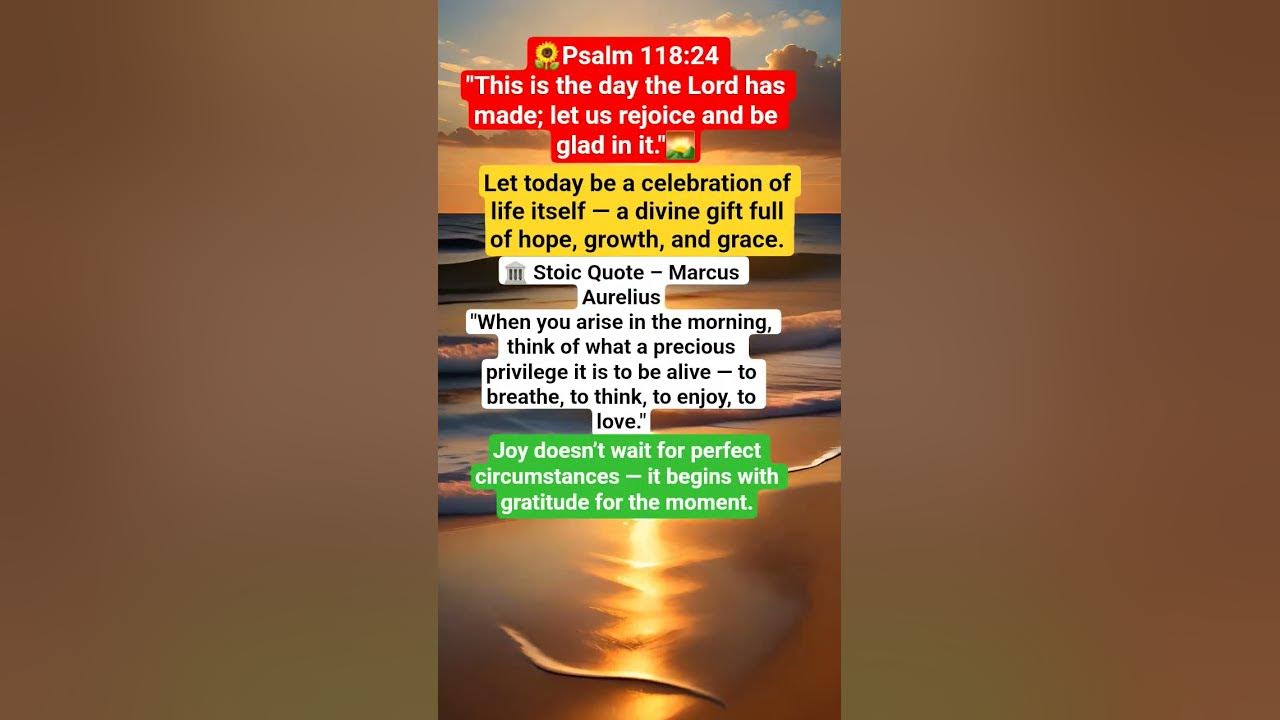 🌻🌄psalms 118:24 #bibleverse #motivation #99psalms9 🔑🕯☦️