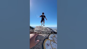 He Fell Off The CLIFF!