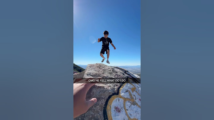 He Fell Off The CLIFF!