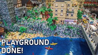 The LEGO® Playground is done!  Big gap closed and more!