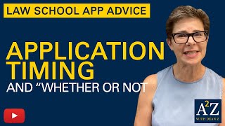 A2Z 08: Application Timing and "Whether or Not"