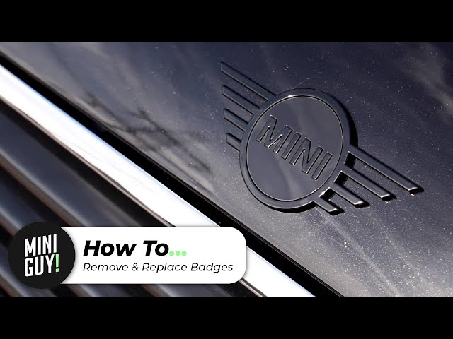 How To Remove & Replace Mini Badges, F56 Mini Cooper