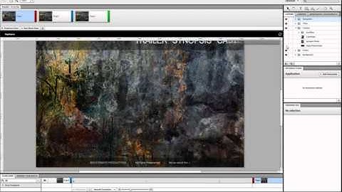 Using Flash Catalyst to Design a Film Trailer Website: Structure and Navigation