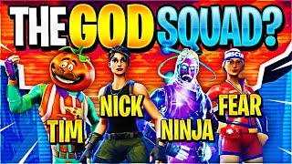 THE GOD SQUAD (Feat. Ninja, Timthetatman, & Fearitself (Fortnite Battle Royale)