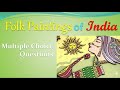 Indian Art and Culture// Folk paintings#mcqs #mns #generalknowledge #staticgk