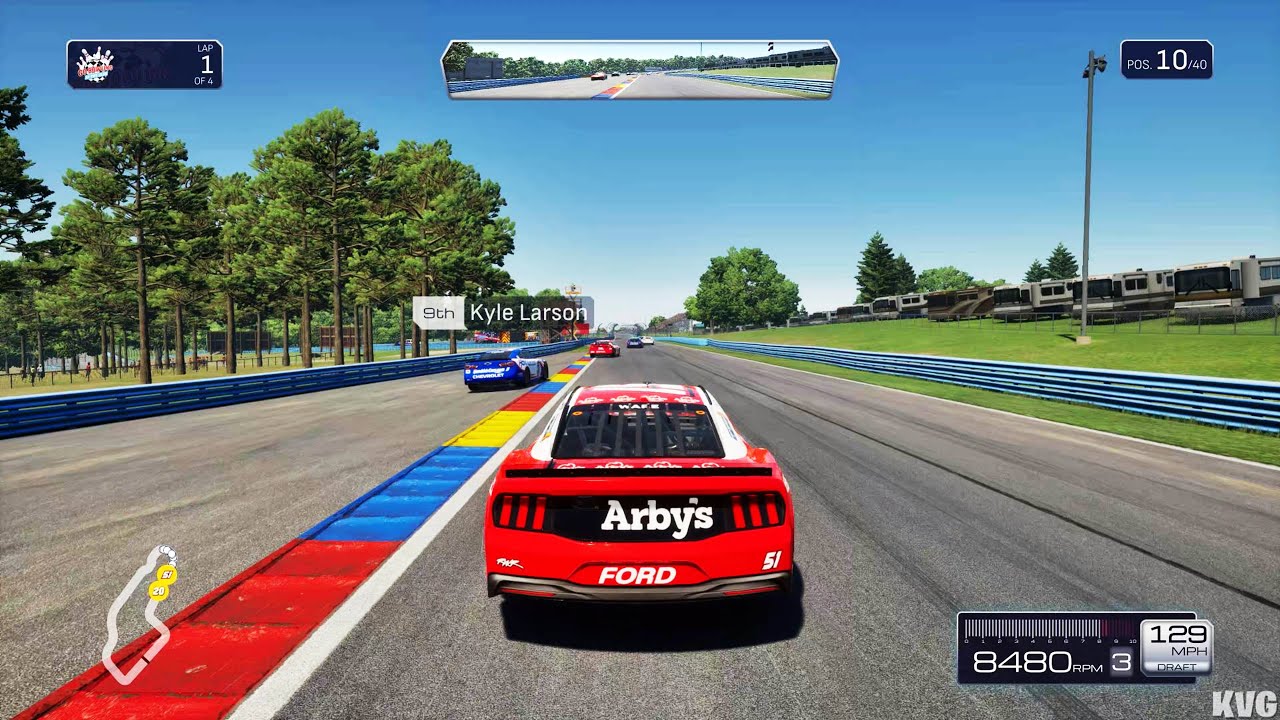 NASCAR 25 - #51 Cody Ware (Ford) - Gameplay (PS5 UHD) [4K60FPS]