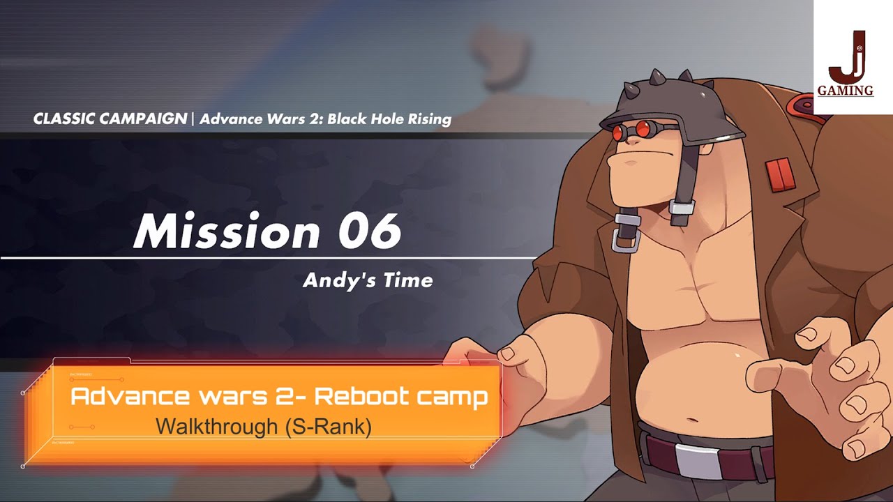 Advance wars 2 Reboot camp Mission 6 Andy's time Walkthrough S Rank