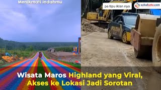 Wisata Maros Highland yang Viral, Akses ke Lokasi Jadi Sorotan screenshot 4