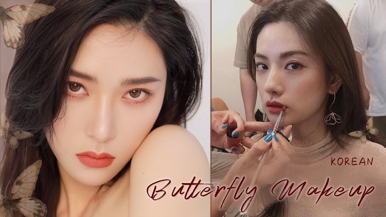 【韩系日常蝴蝶妆】气质感爆棚哦！Butterfly Makeup [仇仇-qiuqiu]