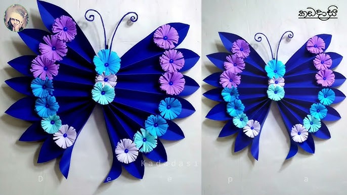 Butterfly Craft 🦋🦋🦋🦋, Easy Craft ideas, paper Craft, Creative  ViNii