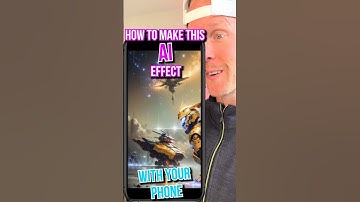 How to create this viral AI effect with just your phone #tutorial #capcut #vfx #ai