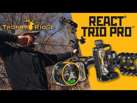 How to Sight in the React Trio Pro Bow Sight from Trophy Ridge