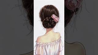 Elegant Long Hair Style Tutorial ✨
