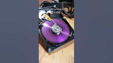 manual writing data to a HDD #shorts