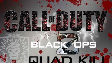 Black Ops 2: search and destroy quickscoping quad kill