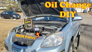 DIY Oil Change Kia Rio