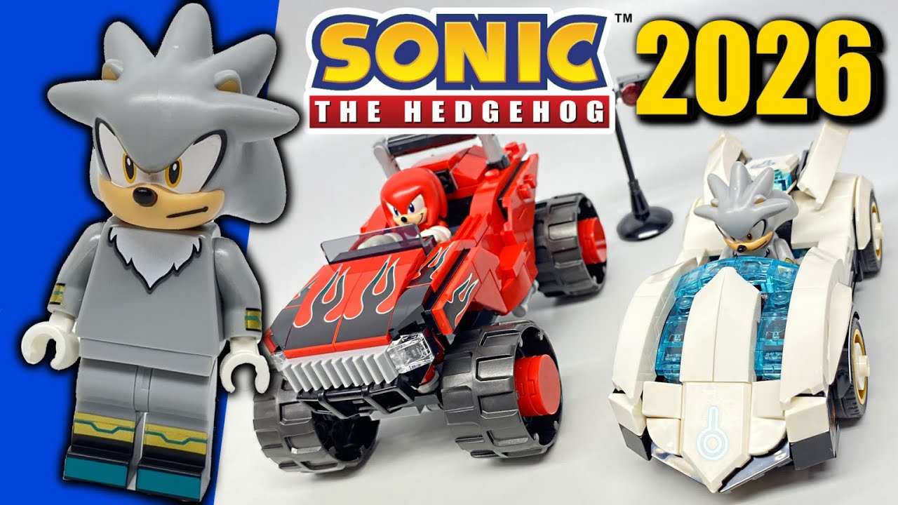 LEGO Sonic Silver's Car vs Knuckles' Monster Truck REVIEW!