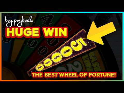 INCREDIBLE & HUGE! Wheel of Fortune Cash Link BIG MONEY Slots - HOT NEW GAME!