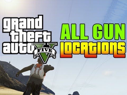 GTA 5 ALL GUN LOCATIONS + Scuba Gear! (RPG, SNIPER, SHOTGUN, SMG & MORE!)