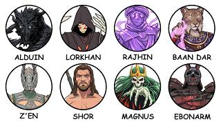 Every Forgotten Elder Scrolls God Explained