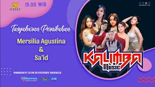 Live - Kalimba Music - Ce Audio - Tasyakuran Pernikahan Mersilia Agustina Said - 26 11 2023