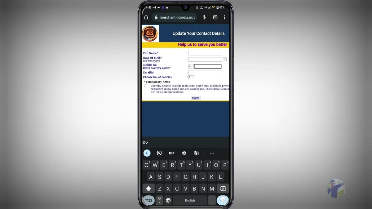 Lic ki policy me online mobile Number & mail id change kese kare YouTube