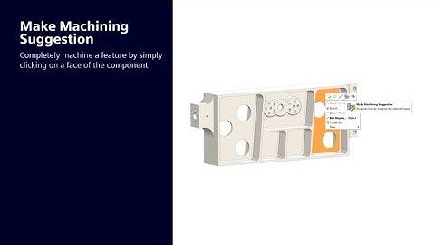 Make Machining Suggestion in NX CAM