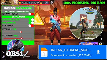 Free Fire Mod Menu Hack 🔥 | Unlimited diamond hack ob51 💀 | 100% Working All Device 🗿
