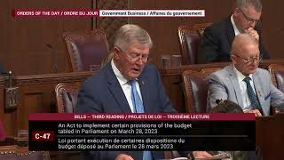 2023-06-22 Sen Plett on Bill C-47