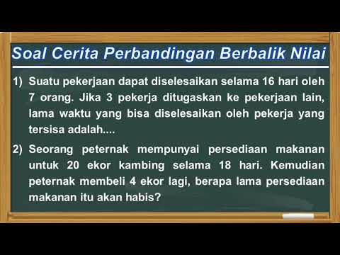 Soal Cerita Perbandingan