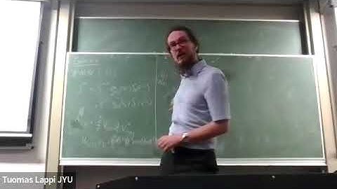 Tuomas Lappi: Color fields in a high energy nucleus,  lecture 4 of 5