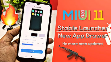 🤩 MIUI 11 System Launcher got Stable update New App Drawer and amazing features 😍