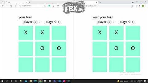 x-o online multiplayer demo (promo)